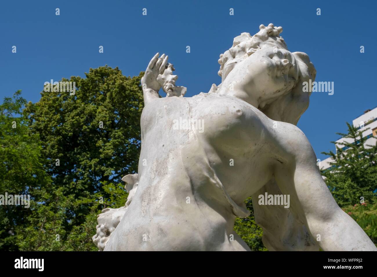 Francia, Hauts de Seine, Levallois Perret, Planchette park Foto Stock