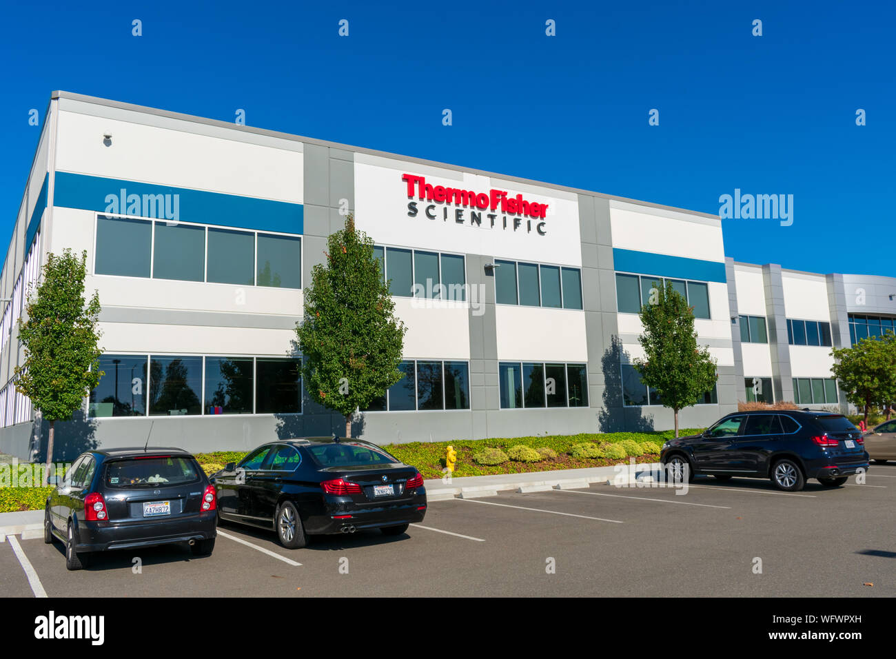 Thermo Fisher Scientific Company ufficio nella Silicon Valley, high-tech mozzo del San Francisco Bay Area Foto Stock