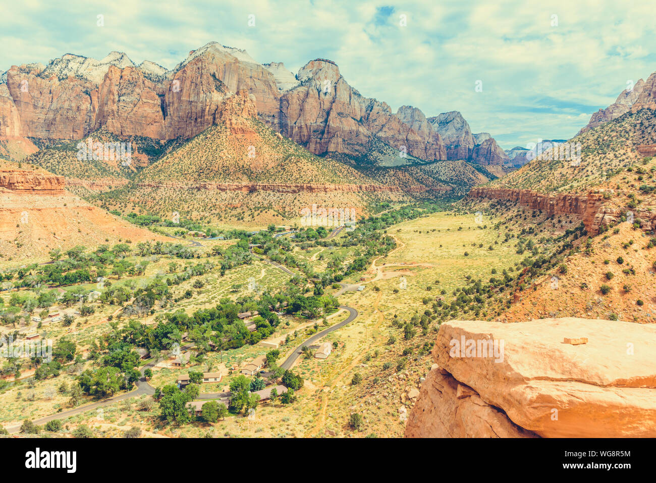 Parco Nazionale di Zion, Utah, Stati Uniti d'America Foto Stock