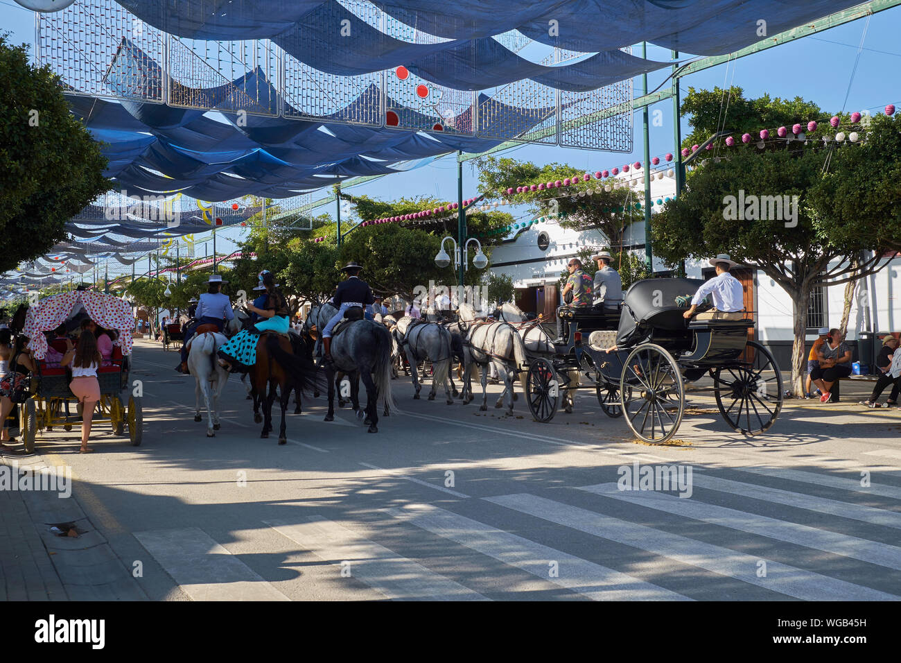 Fiera di Málaga 2019. Andalusia, Spagna. Foto Stock