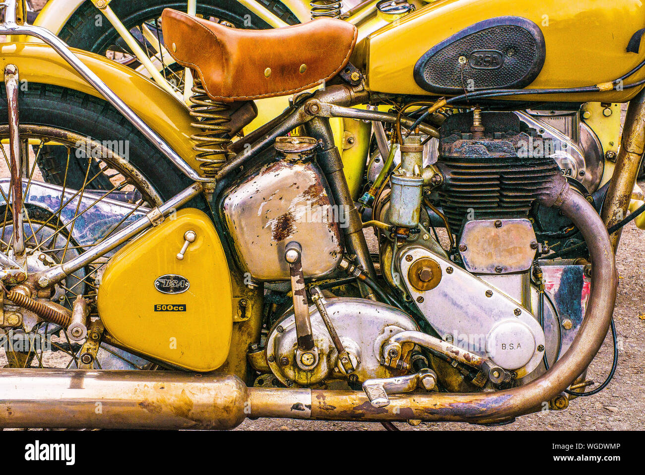 Motore per motociclo Foto Stock