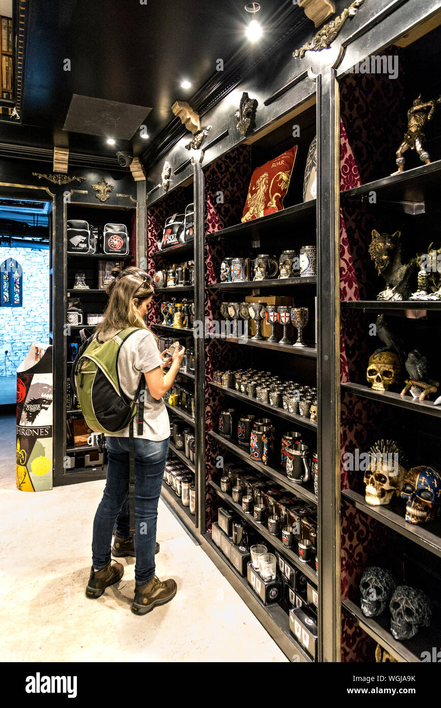 Harry Potter e il negozio a tema fantasy House of Spells, Londra, Regno Unito Foto Stock