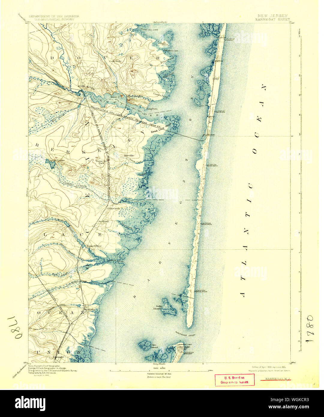 Mappa di barnegat immagini e fotografie stock ad alta risoluzione Alamy
