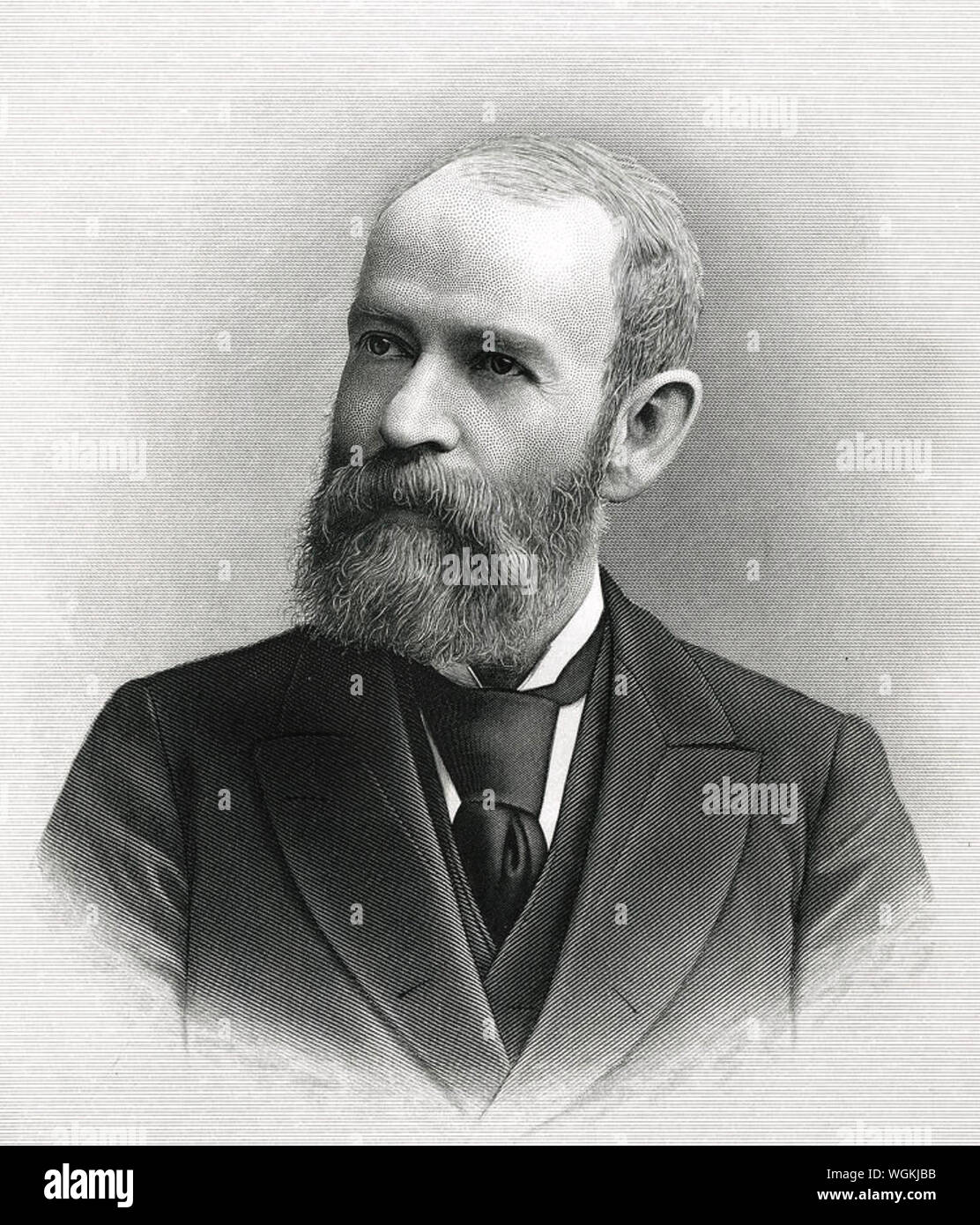 JAY GOULD (1836-1892) American railroad developer Foto Stock