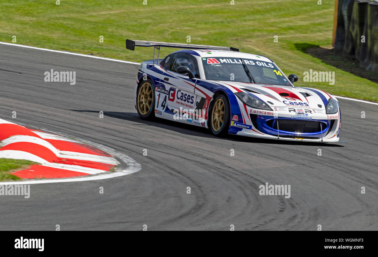 Auto 14, si brucia, Rob Boston Racing, Foto Stock