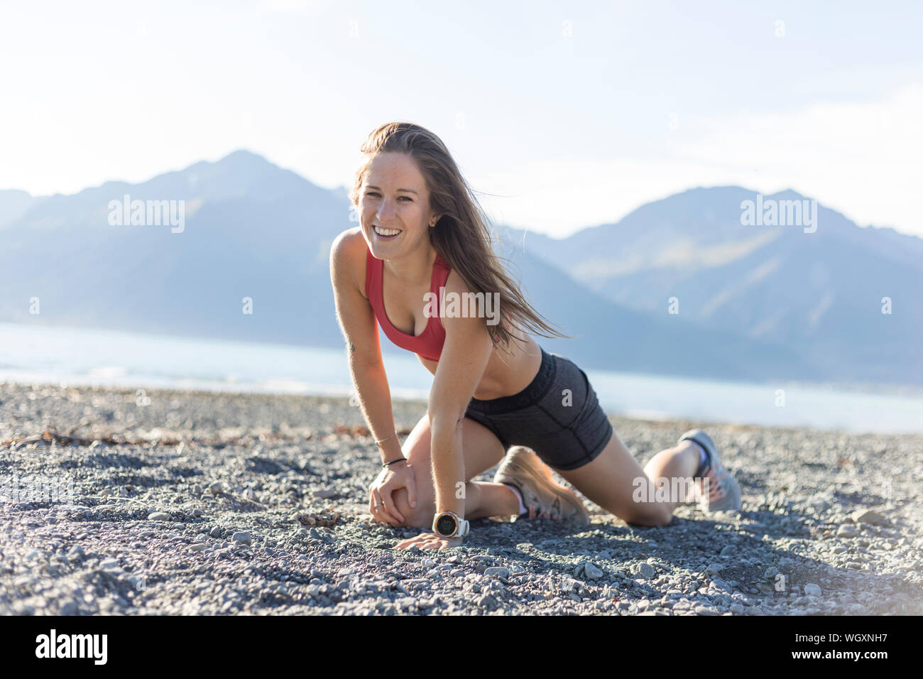 Gina Valdas, Seward, Alaska. Foto Stock