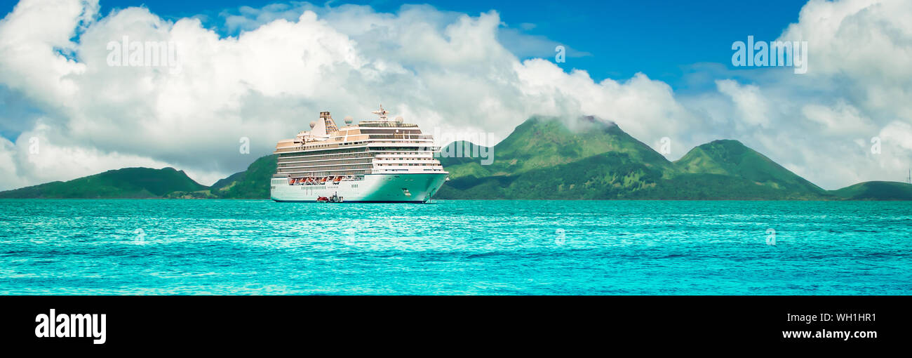 Crociera in background. Viaggi di lusso. Foto Stock