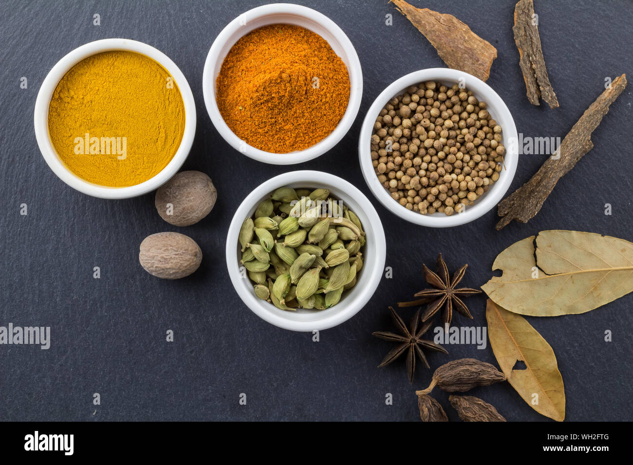 Stampa su tela raffigurante una bellissima donna indiana in cucina con spezie ed erbe aromatiche, decorazione murale per cucina indiana, arredamento per ristorante indiano, cultura dell'India - Italia