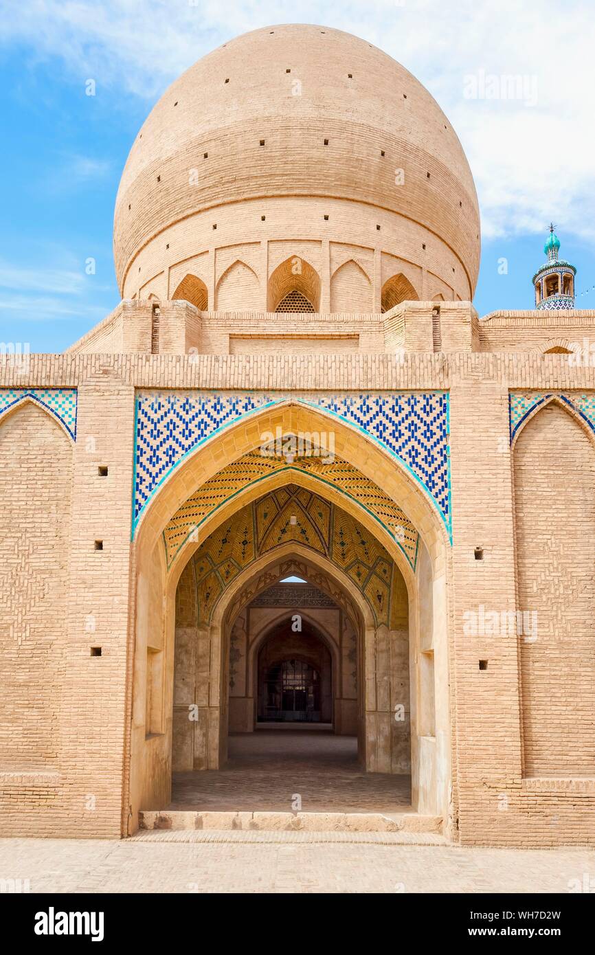 Agha Bozorg moschea, Kashan, Provincia di Isfahan, Iran Foto Stock
