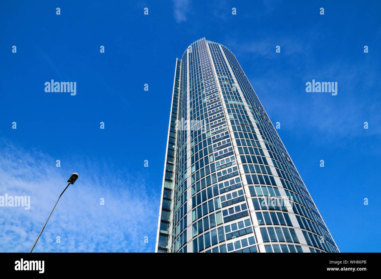 St George Wharf Tower aka Vauxhall Tower, Nine Elms, Londra, Inghilterra, Regno Unito. Architetto: Barton Willmore Foto Stock