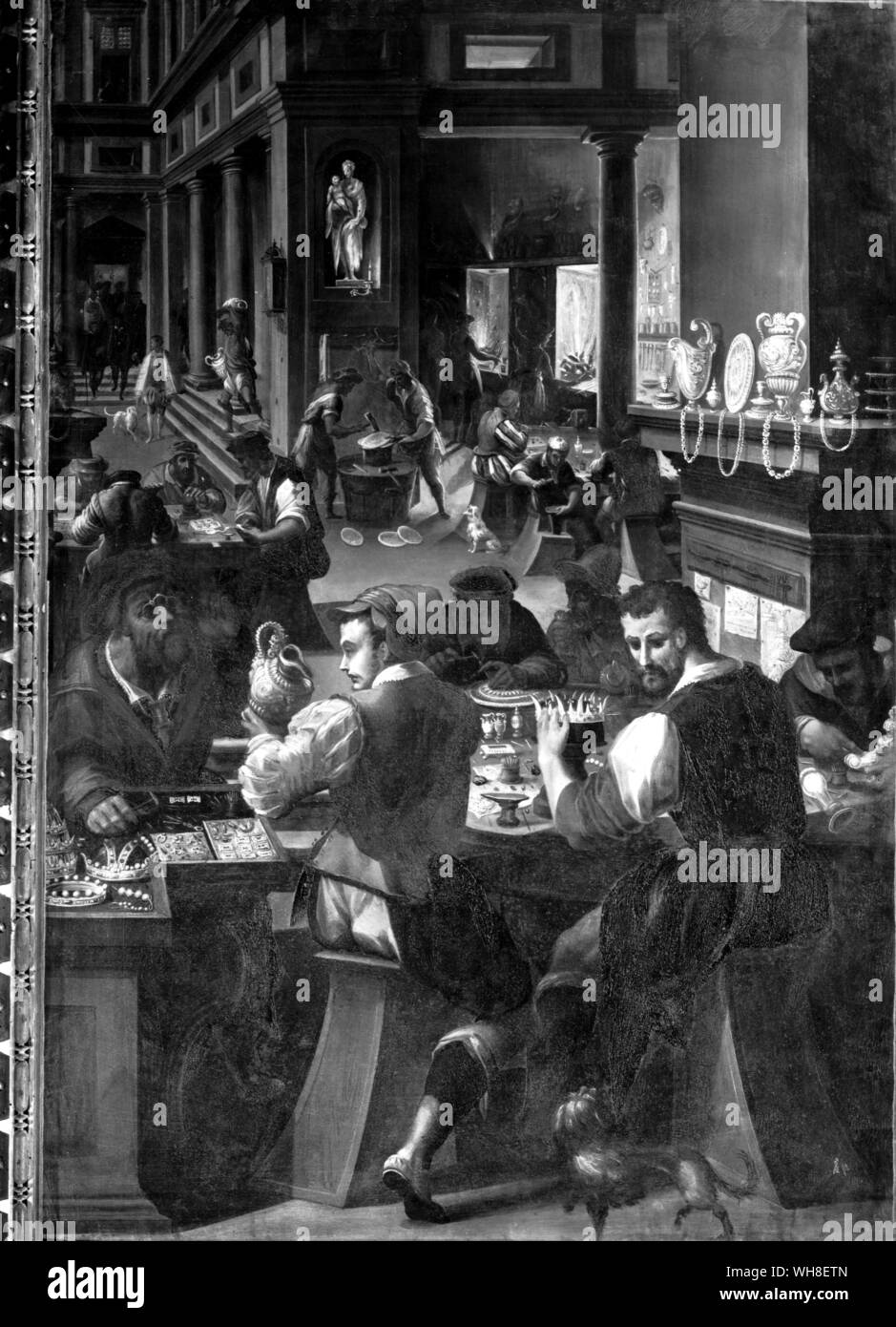 Renaissance Silver opera Foto Stock