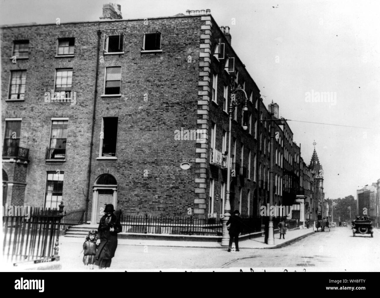 George Bernard Shaw infanzia casa di famiglia in berlina. Shaw (1856-1950) è stato un drammaturgo irlandese e vincitore del Premio Nobel per la letteratura nel 1925. Il genio di Shaw pagina 22. Foto Stock