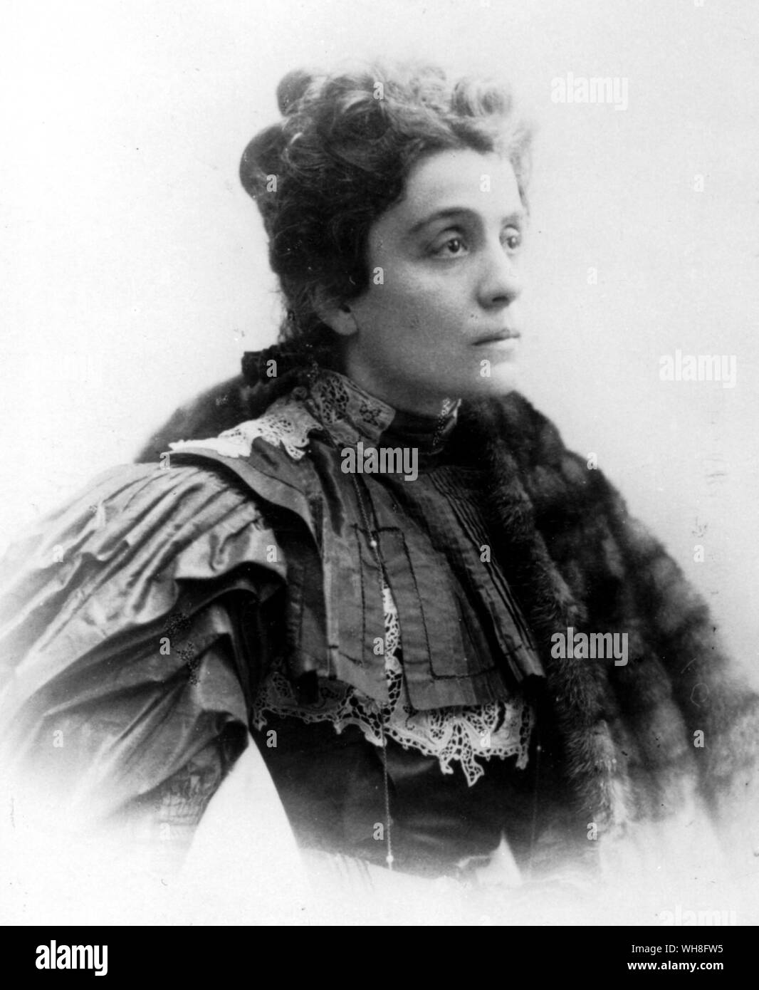 Eleonore Duse (1858-1924). Attrice italiana. Il genio di Shaw a pagina 131. Foto Stock