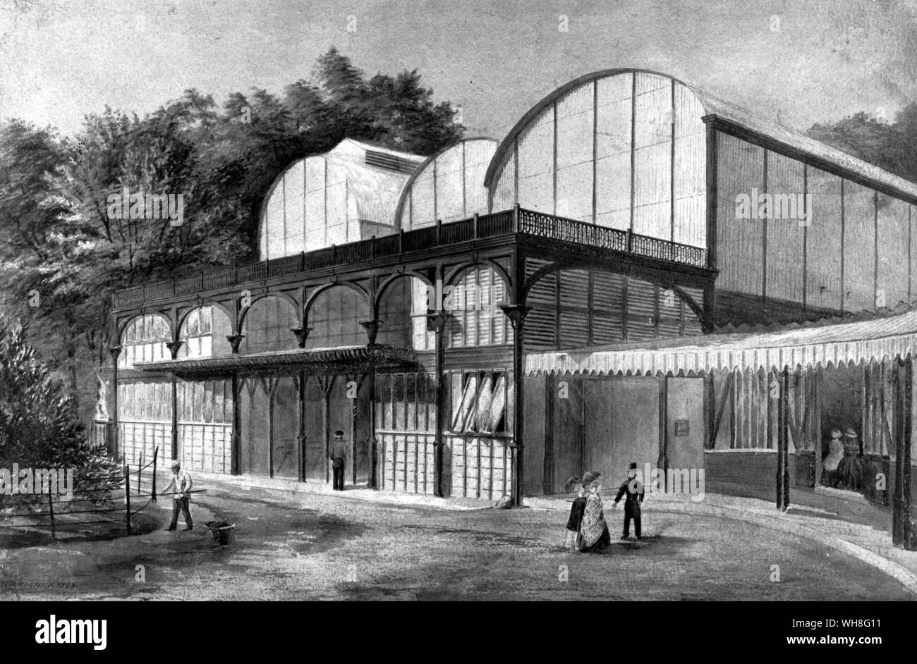 South Kensington Museum, 1863. Foto Stock