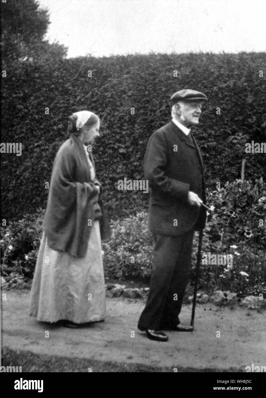 William Darwin e Henrietta (Mrs Lichfield). Darwin e la Beagle da Alan Moorhead, pagina 268. Foto Stock