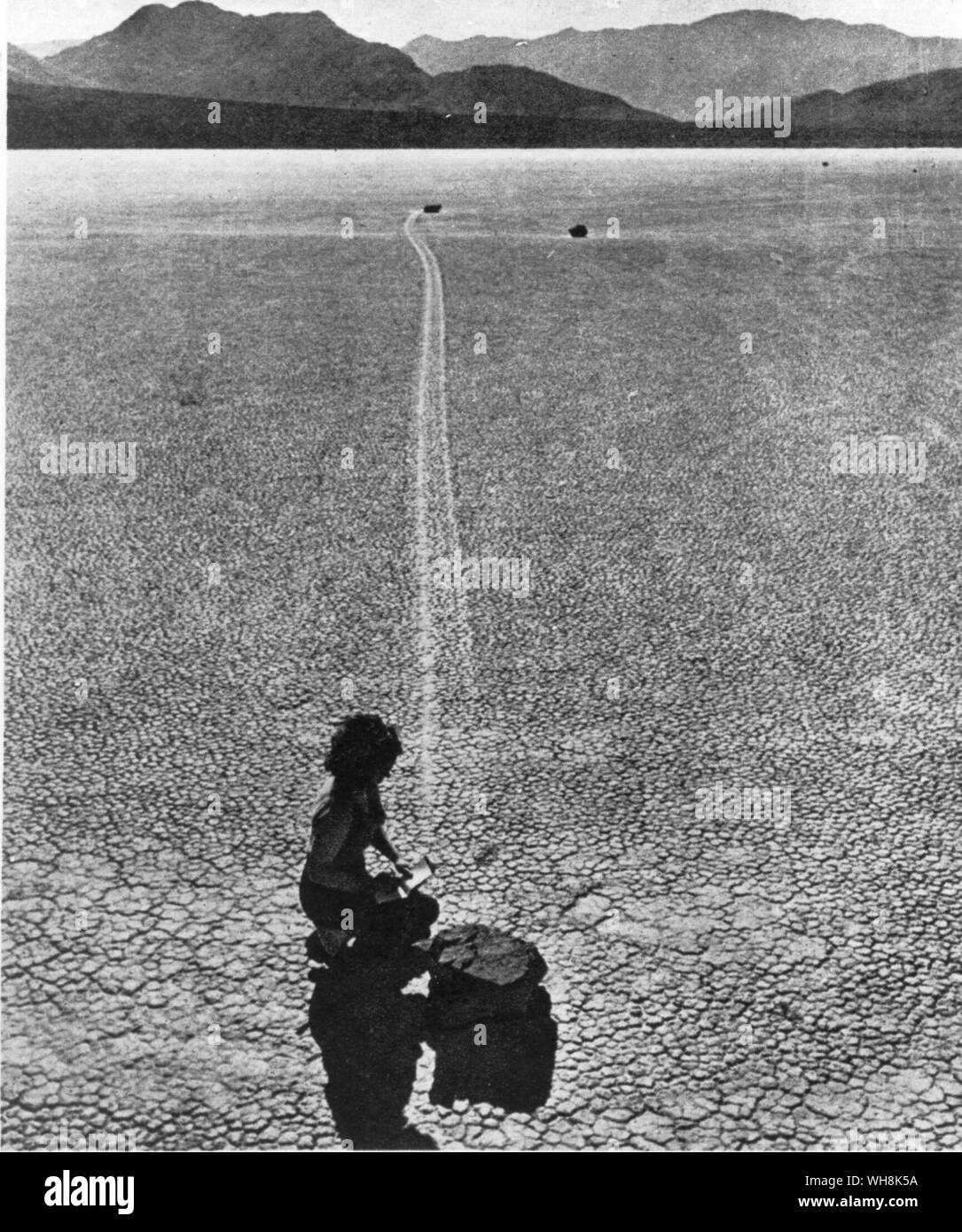 Rocce mobili ion California 1954 Foto Stock