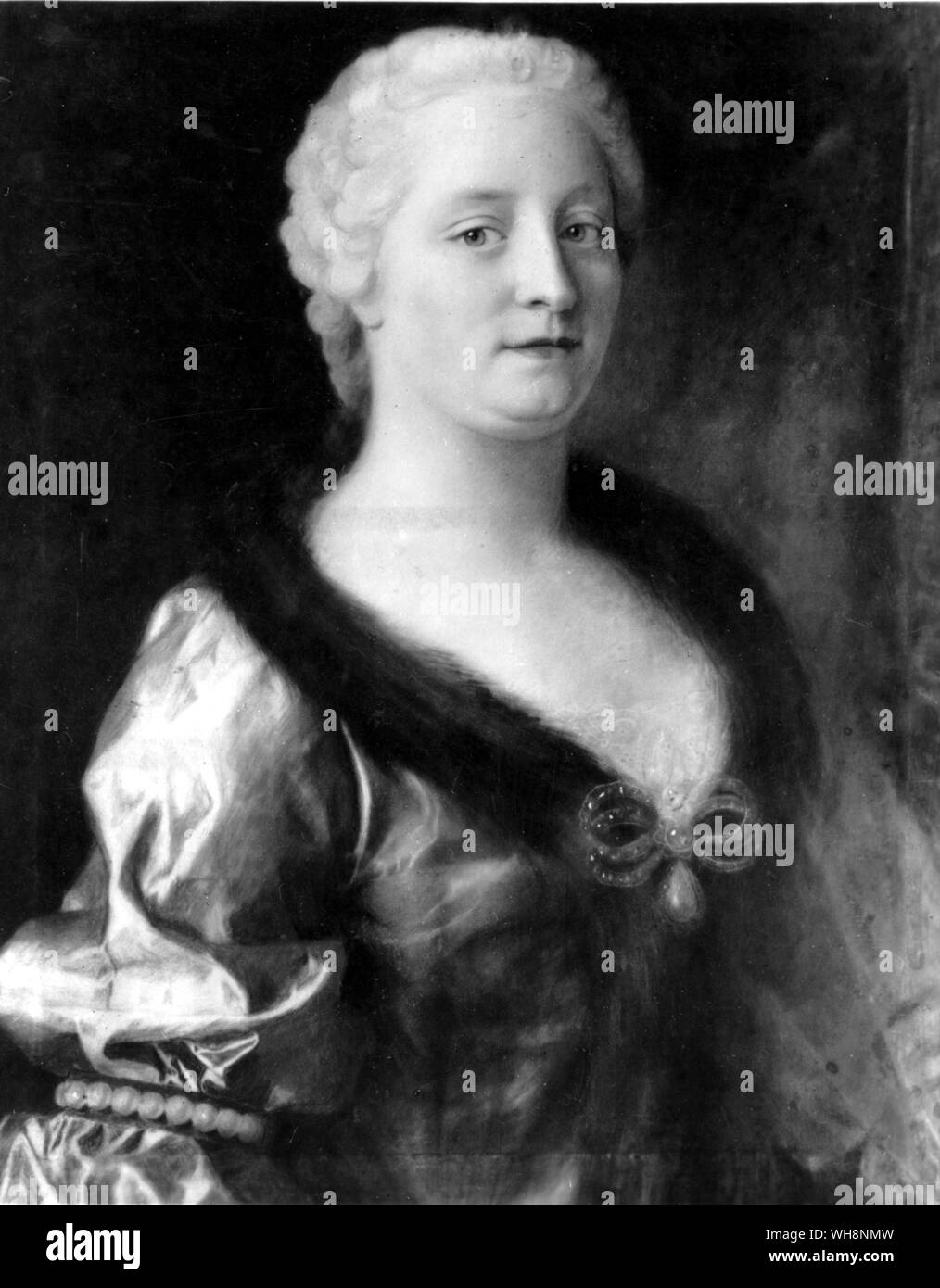 Maria Teresa d'Austria. dipinto da J. E. Liotard Foto Stock