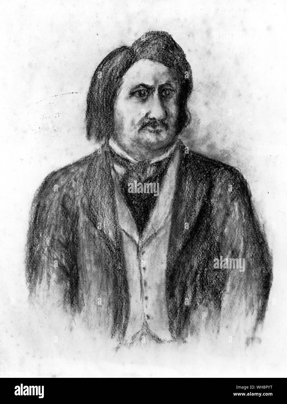 Uno stato di malessere. Balzac scampato dal terrore a Parigi per recuperare a Sache. Esso ha preso Balzac venti-tre ore per arrivare da Parigi a Sache in pulmann. Nel 1846 ha impiegato cinque ore per andare da Parigi a Tours Foto Stock