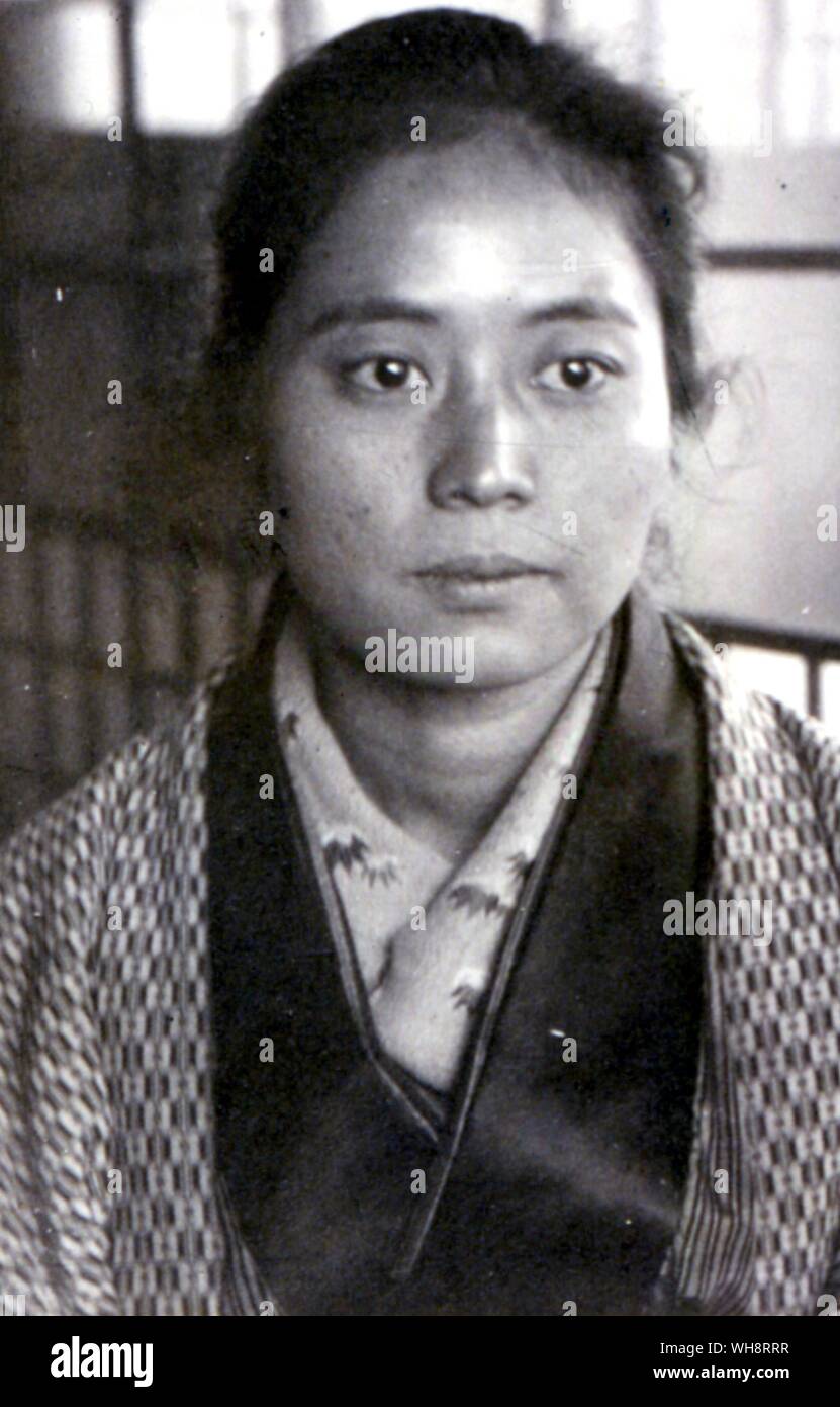 Donna Giapponese (denominata da RGS O-chatterbox-san). 1900. Foto Stock