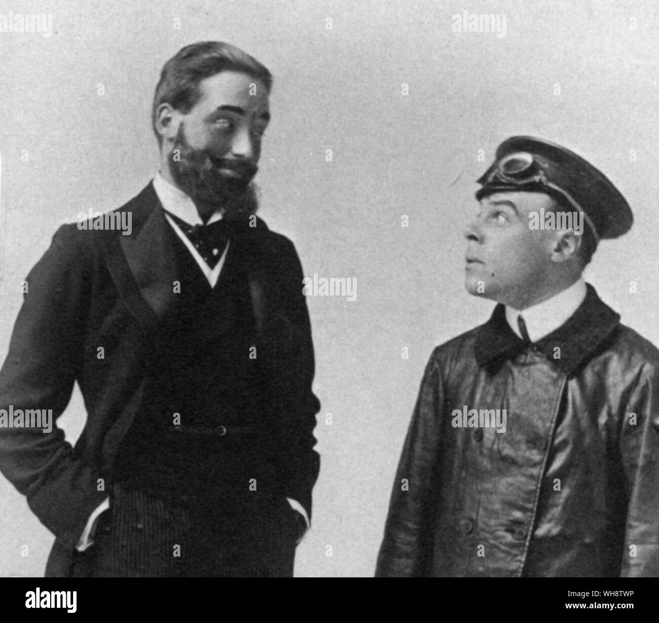 Granville Barker e Edmund Gwenn nell uomo e Superman presso il Royal Court Theatre 1905 Foto Stock