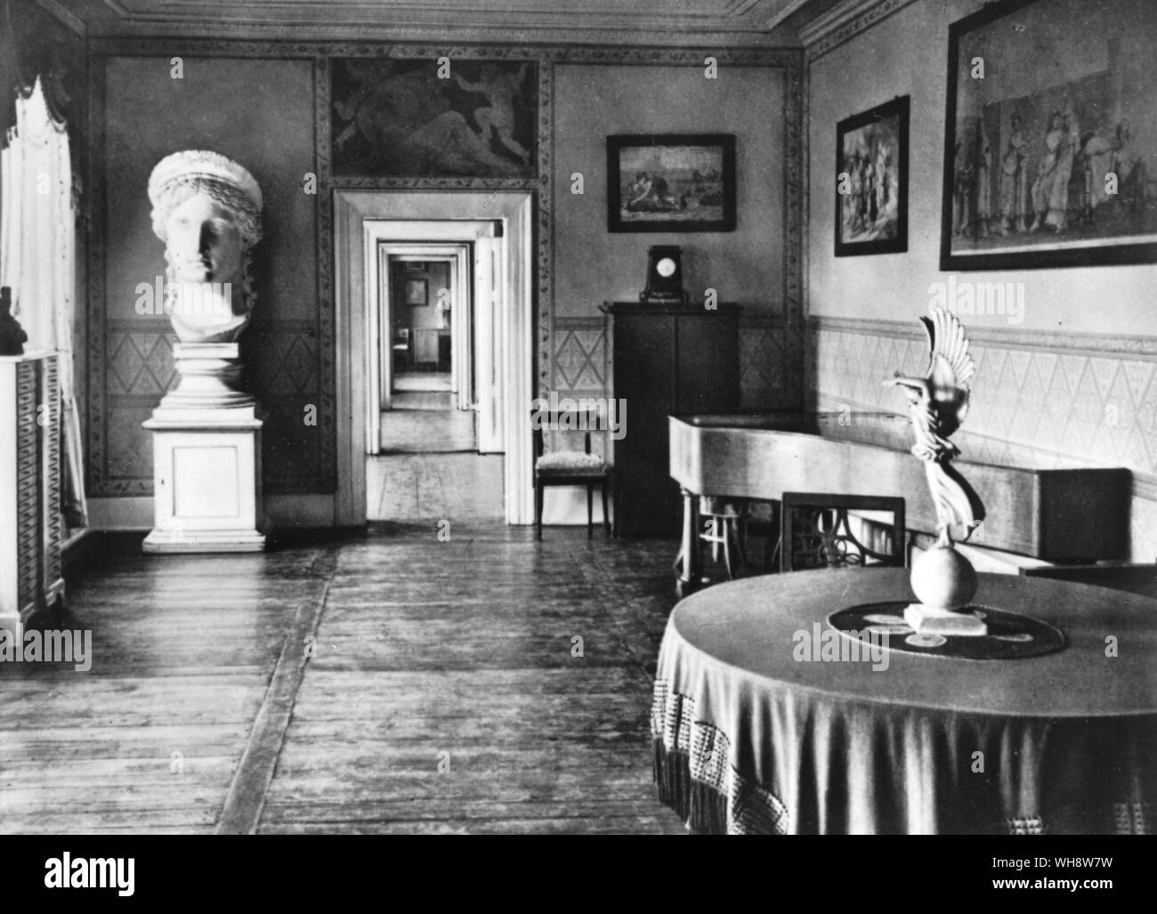 Casa di Johann Wolfgang von Goethe Francoforte sul Meno 1749 - Weimar 1832 poeta tedesco, romanziere, drammaturgo e studioso Foto Stock