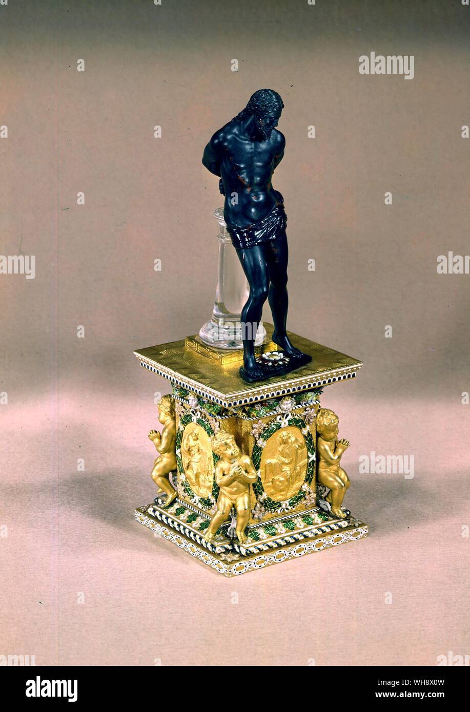 Cristo alla colonna. da Louis' collezione di gioielli Foto Stock