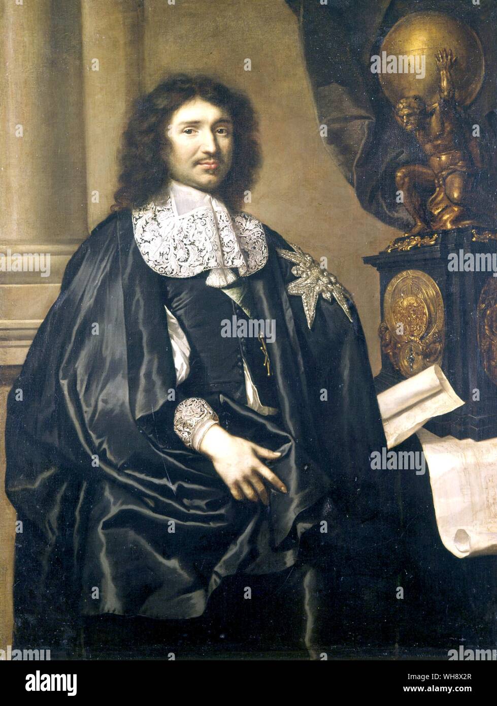 Jean-Baptiste Colbert di Claude Lefebre Foto Stock