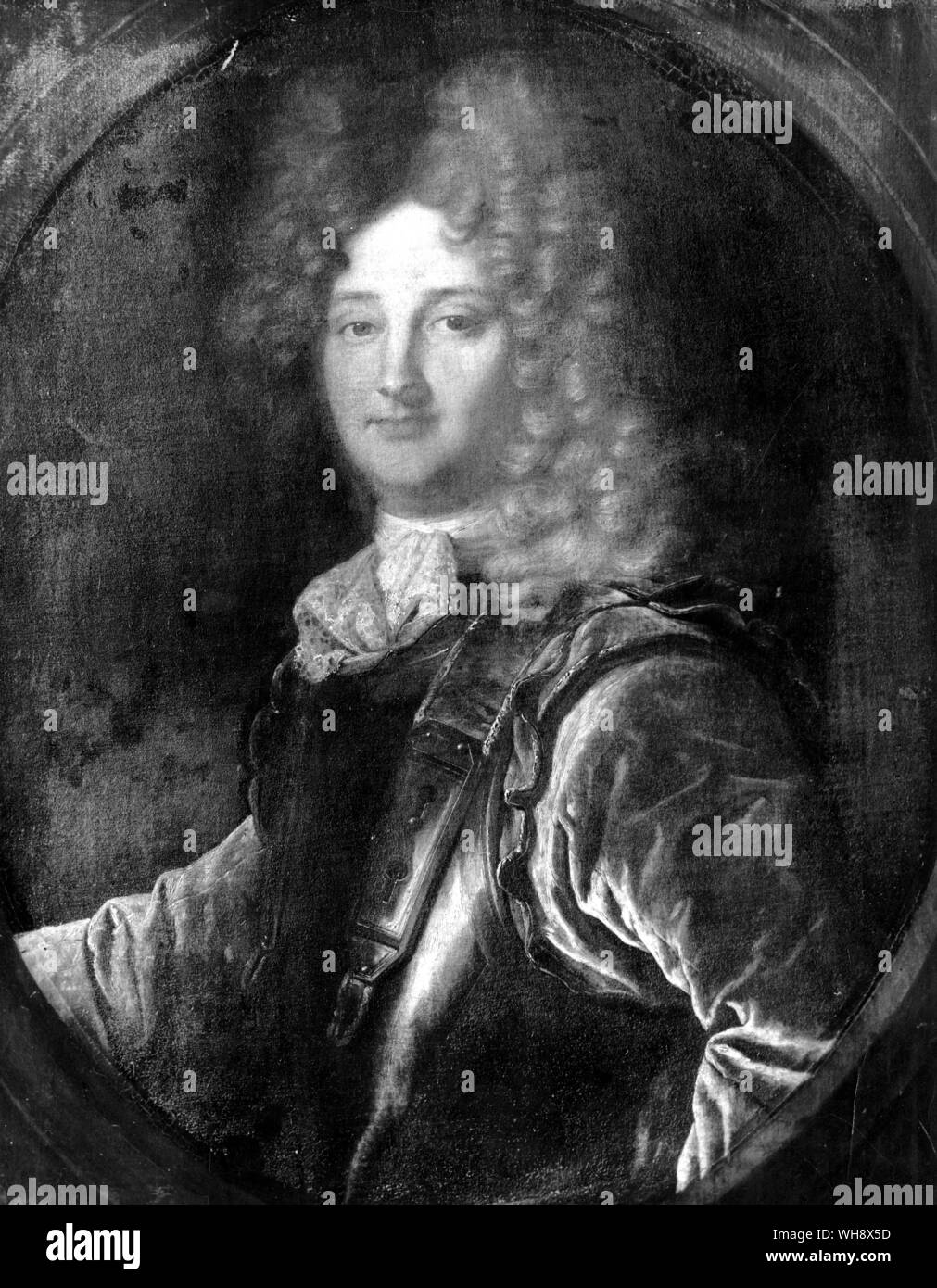 Philippe, Duc d'Orleans come regent - scuola francese del XVII secolo Foto Stock