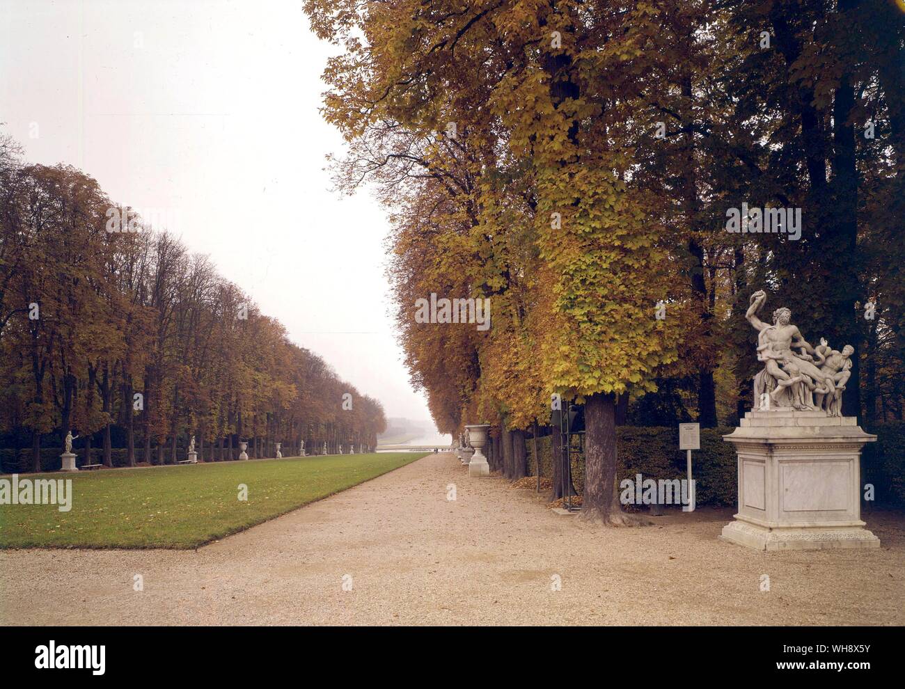 Il tapis vert a Versailles Foto Stock