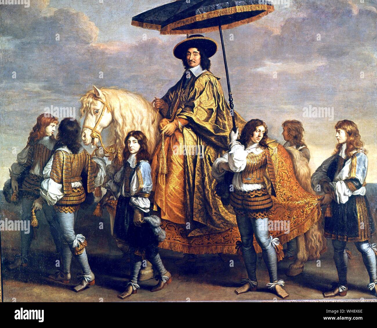 Seguier Chancelier da Charles Le Brun Foto Stock