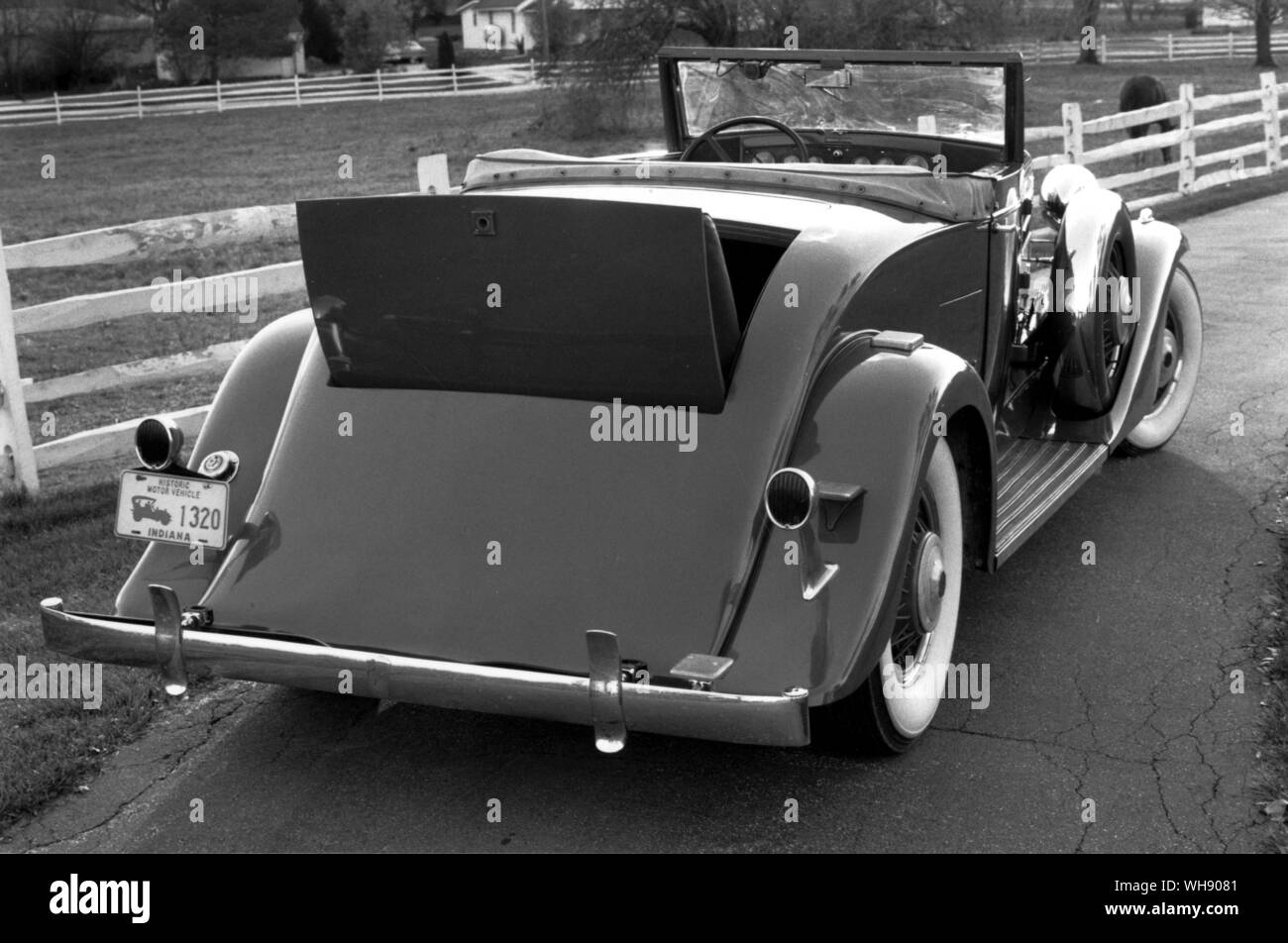 Vista posteriore del Marmon V16.. Foto Stock