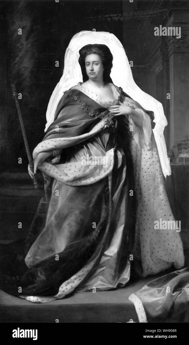 Queen Anne, dipinto da Sir Peter Lely. Foto Stock