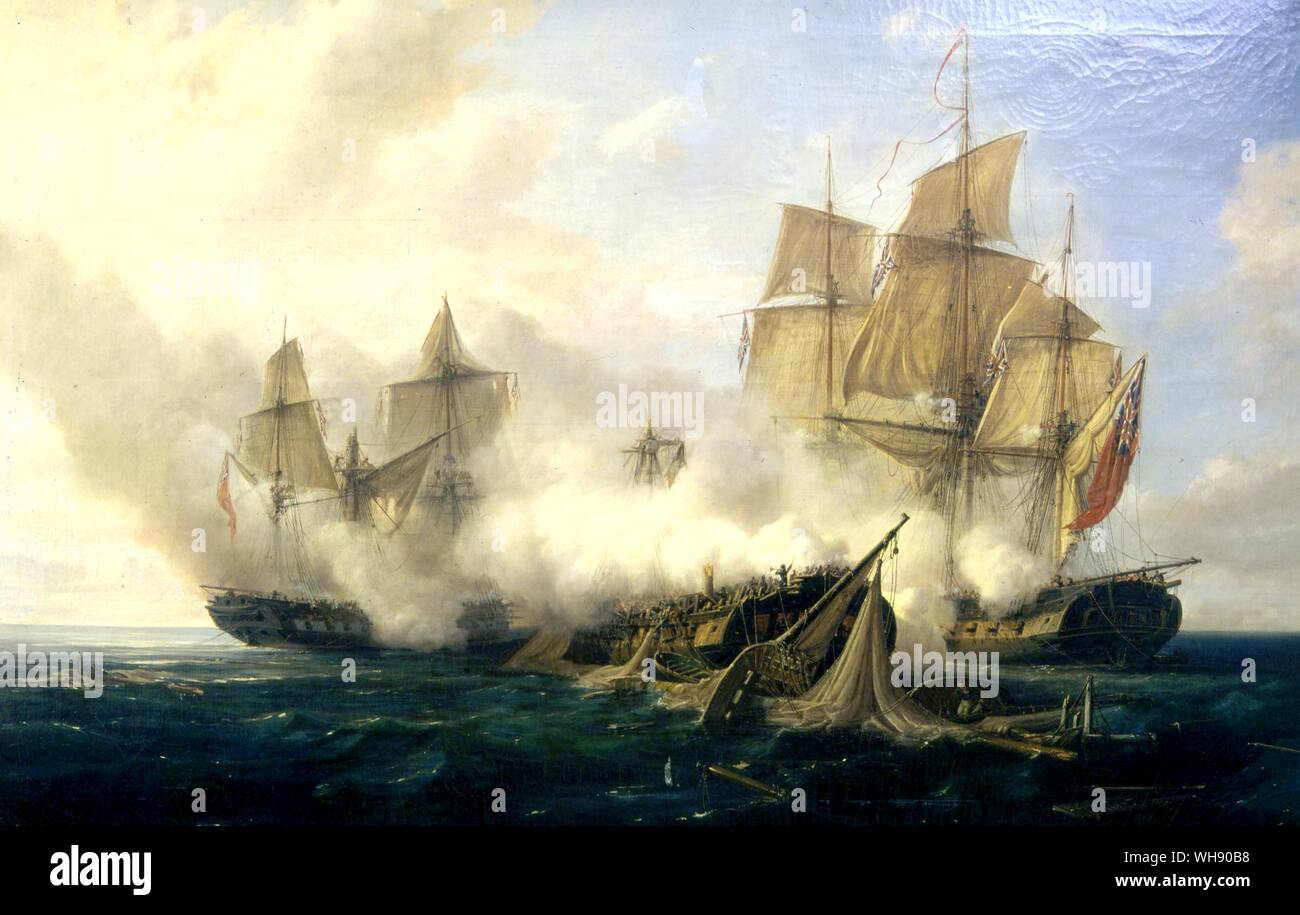 Azione di fregate Foto Stock