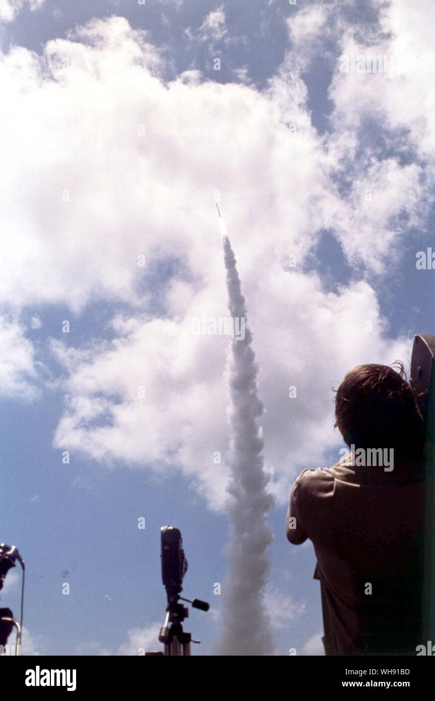 Spazio - lancia/Ariel 5 - Satellite lanciato il 15 ottobre 1974. Foto Stock
