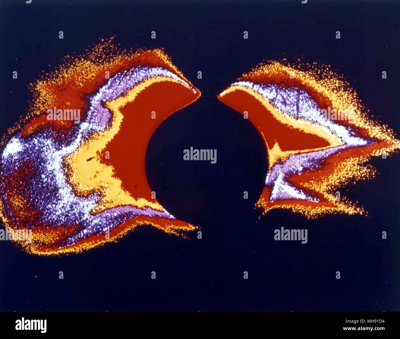 Spazio - Stelle/galassie/nebulosa. Infra Rosso Foto Stock
