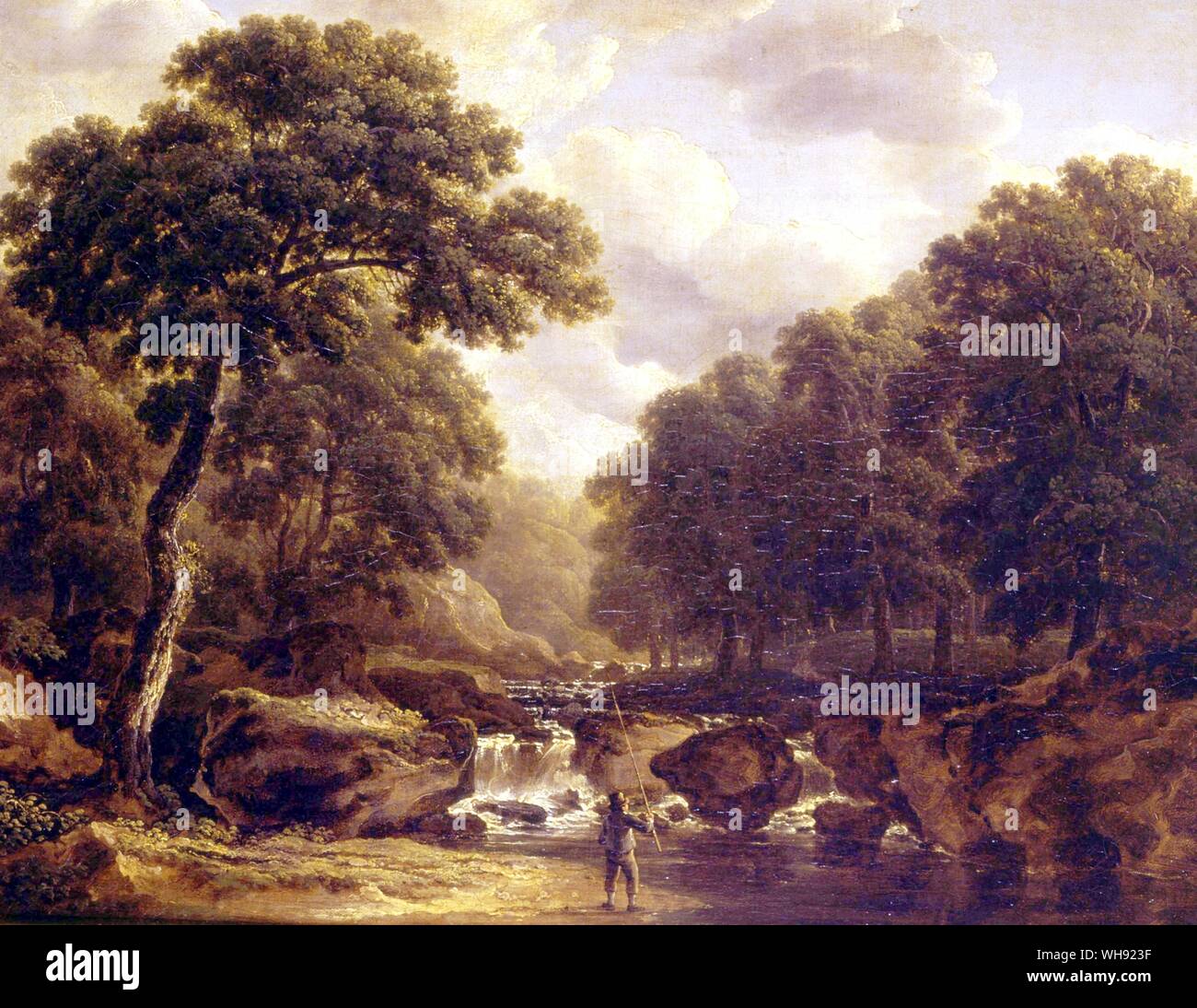Il Devil's Glen Co Wicklow - 1828 . da Arthur di James O'Connor. Victoria & Albert Museum Foto Stock