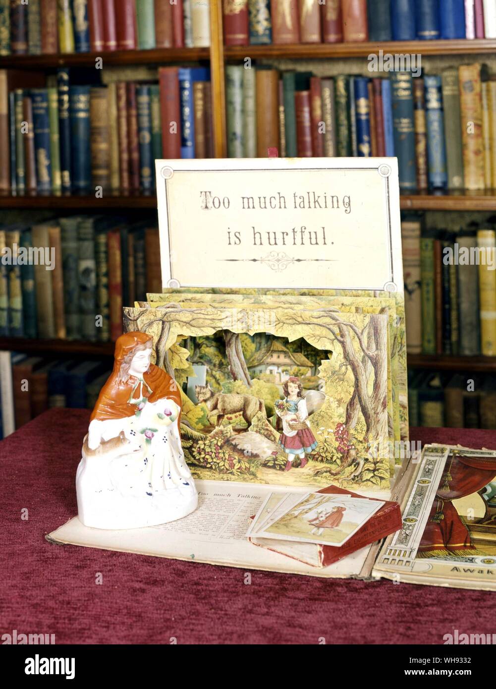 Little Red Riding Hood pop-up libro. Foto Stock