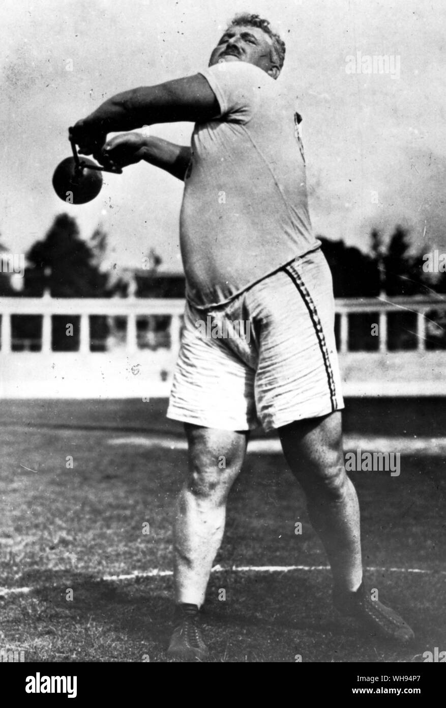 Patrick McDonald a Giochi Olimpici 1920 Anversa Foto Stock