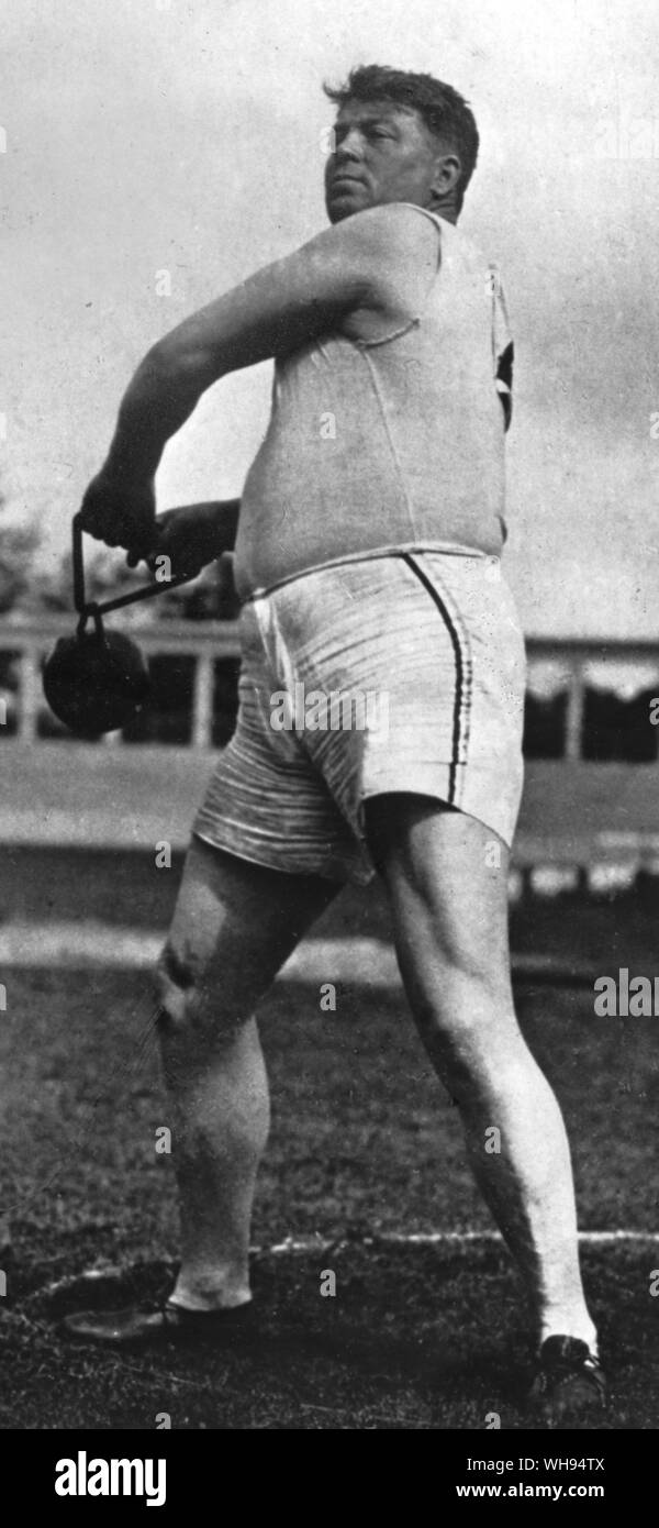 Patrick Ryan (Stati Uniti) a Giochi Olimpici 1920 Anversa Foto Stock