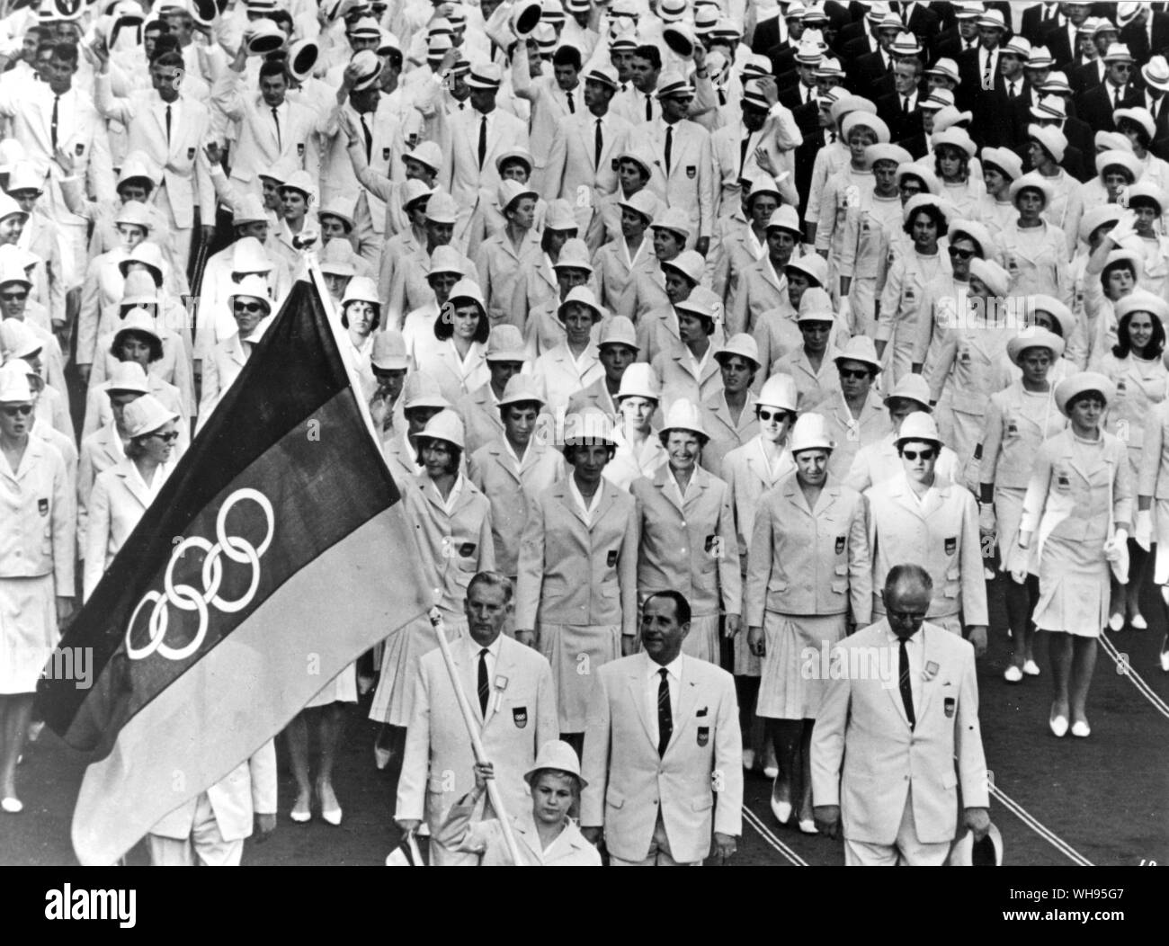 Giappone Tokyo Olimpiadi 1964: Germania nazionale olimpica. Foto Stock