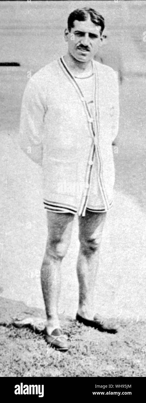 5.000 metri fine ai Giochi Olimpici Stoccolma 1912 Foto Stock