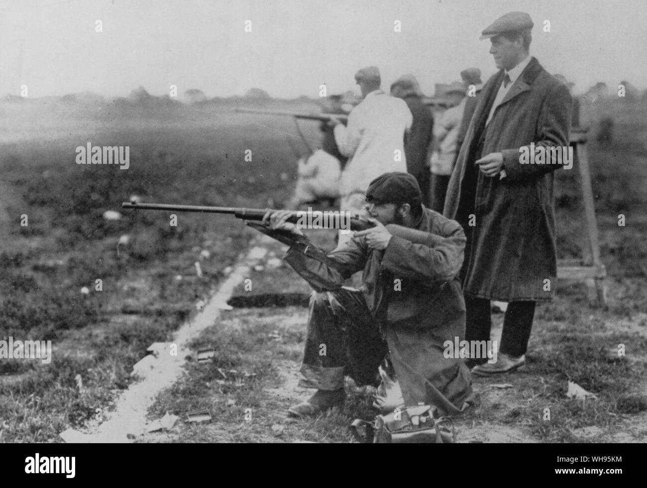 Tiro ai Giochi Olimpici di Londra 1908 Foto Stock