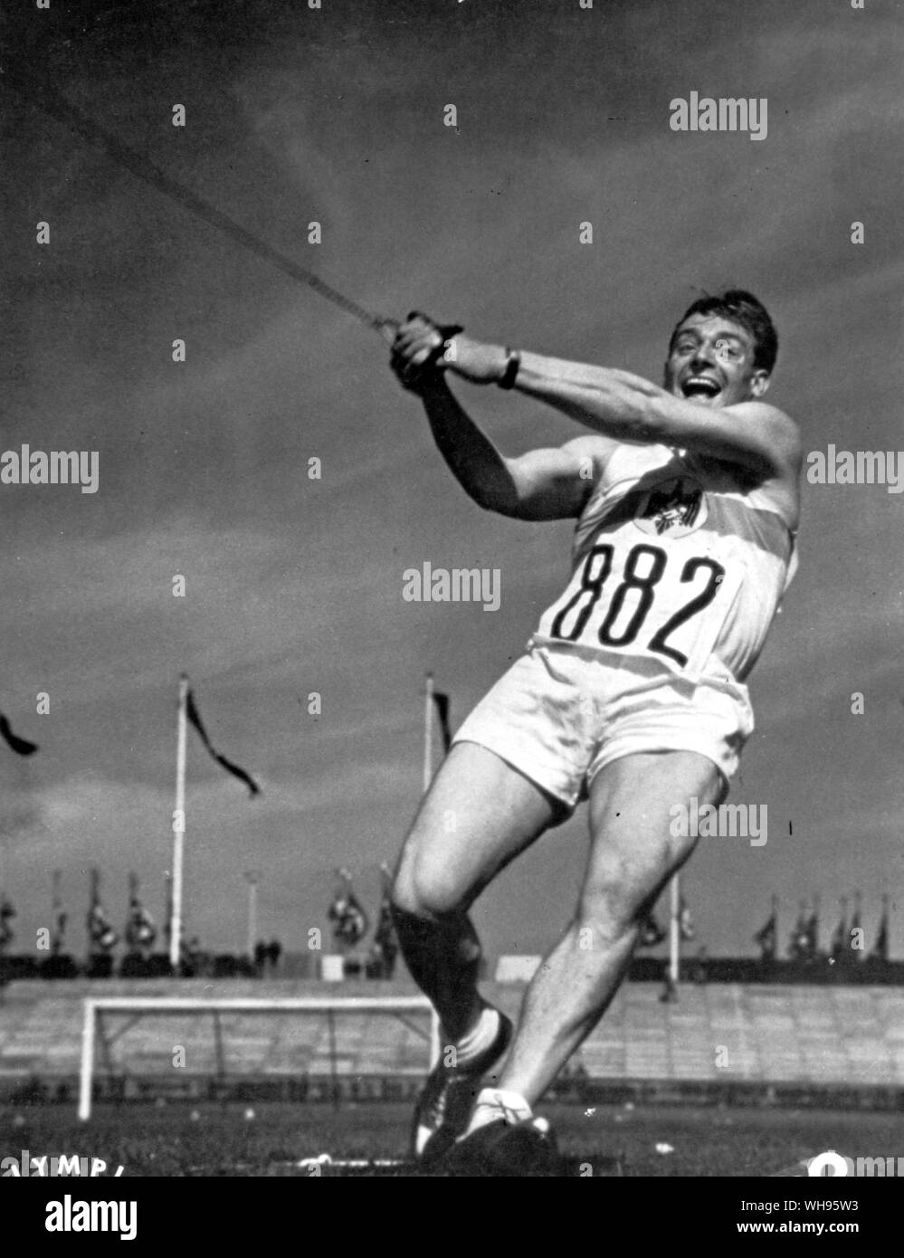 Martello evento Giochi Olimpici di Berlino 1936 Foto Stock