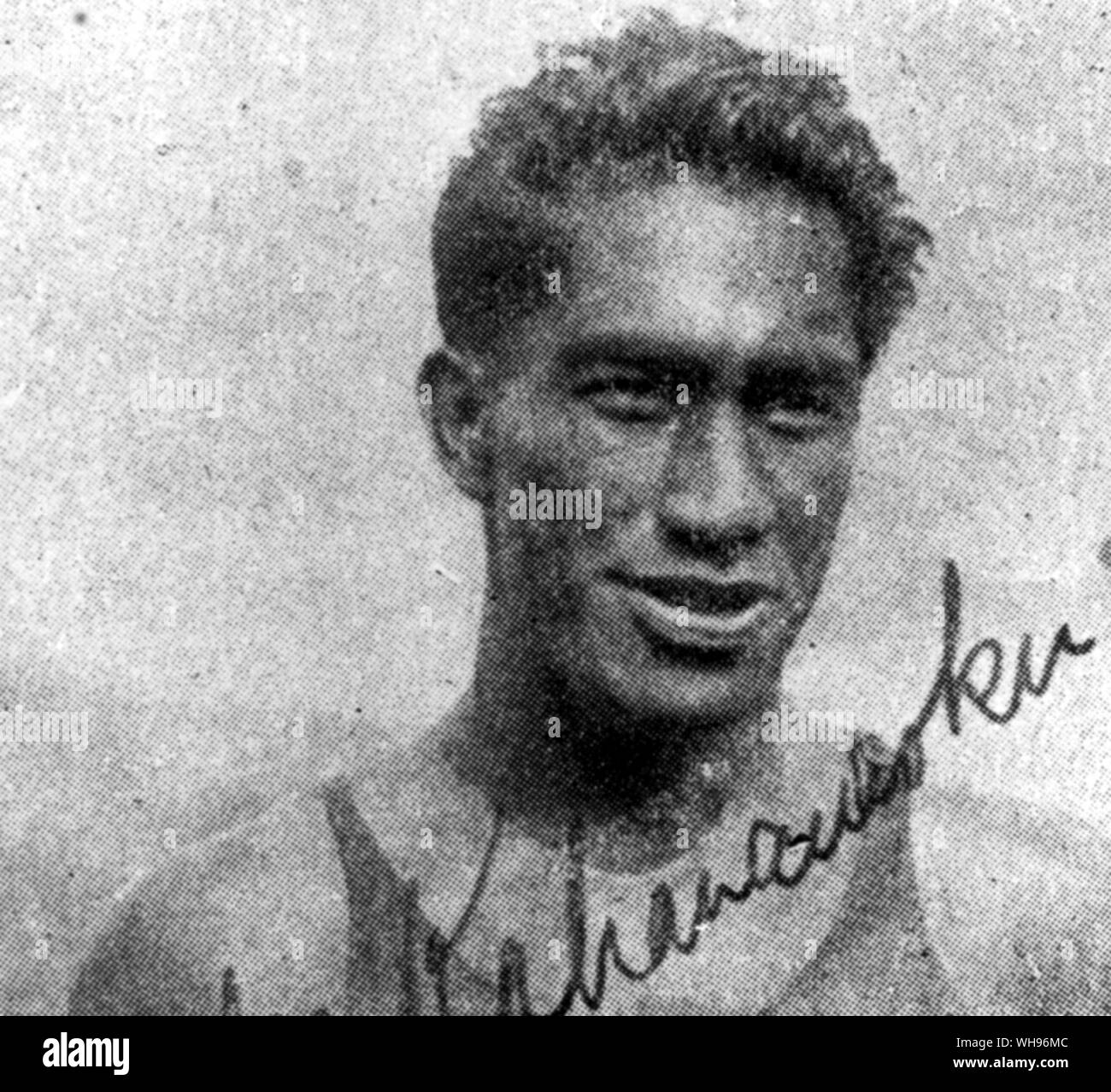 Duke Kahanamoku Giochi Olimpici 1912 Stoccolma Foto Stock