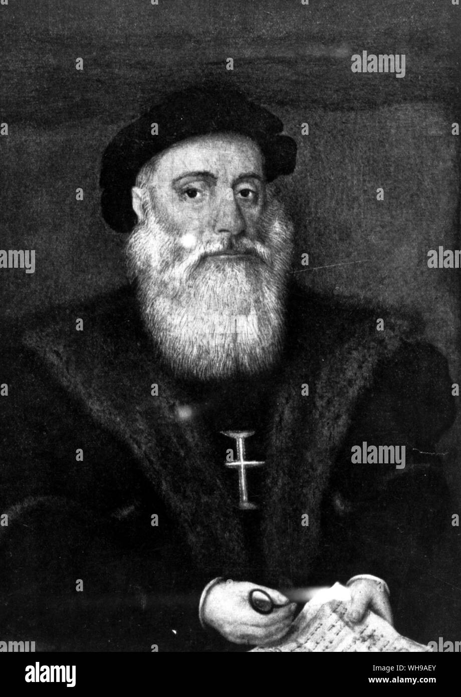 Vasco de Gama da un artista sconosciuto Foto Stock