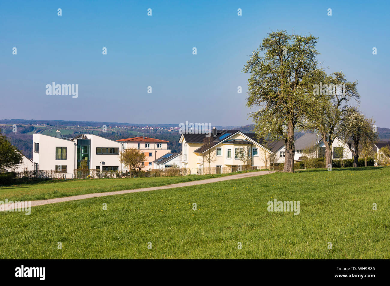 Area di sviluppo di Waldenbuch, Germania Foto Stock