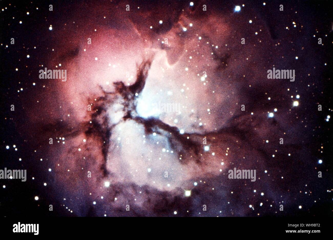 Spazio/stelle/galassie/nebulosa. Trifid nebula Foto Stock