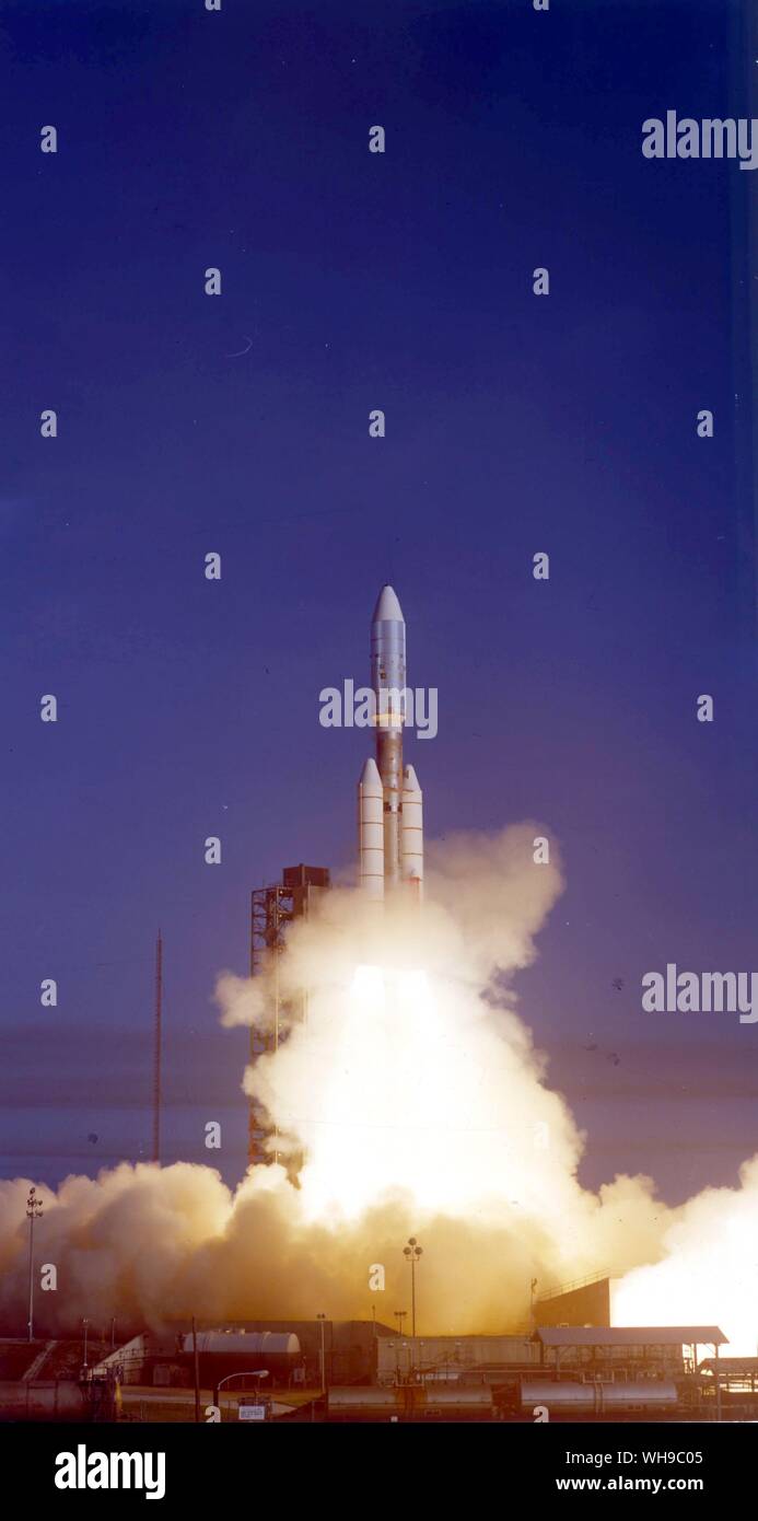 Space/ Lancia. Voyager 1. Il 5 settembre 1977 Foto Stock