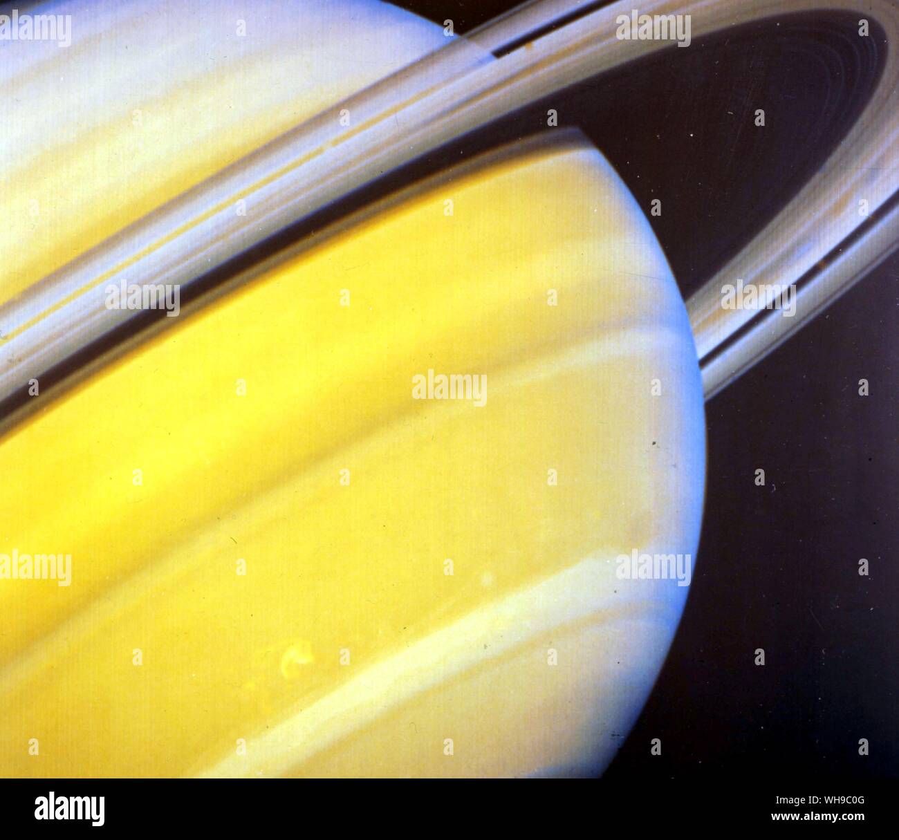 Spazio Saturno Foto Stock