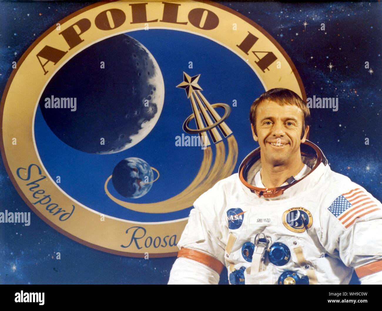 Gli astronauti nello spazio. Alan Shepard Foto Stock